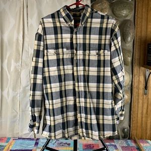 Panhandle Slim Men’s Large Long Sleeve Plaid Western Button Down Shirt